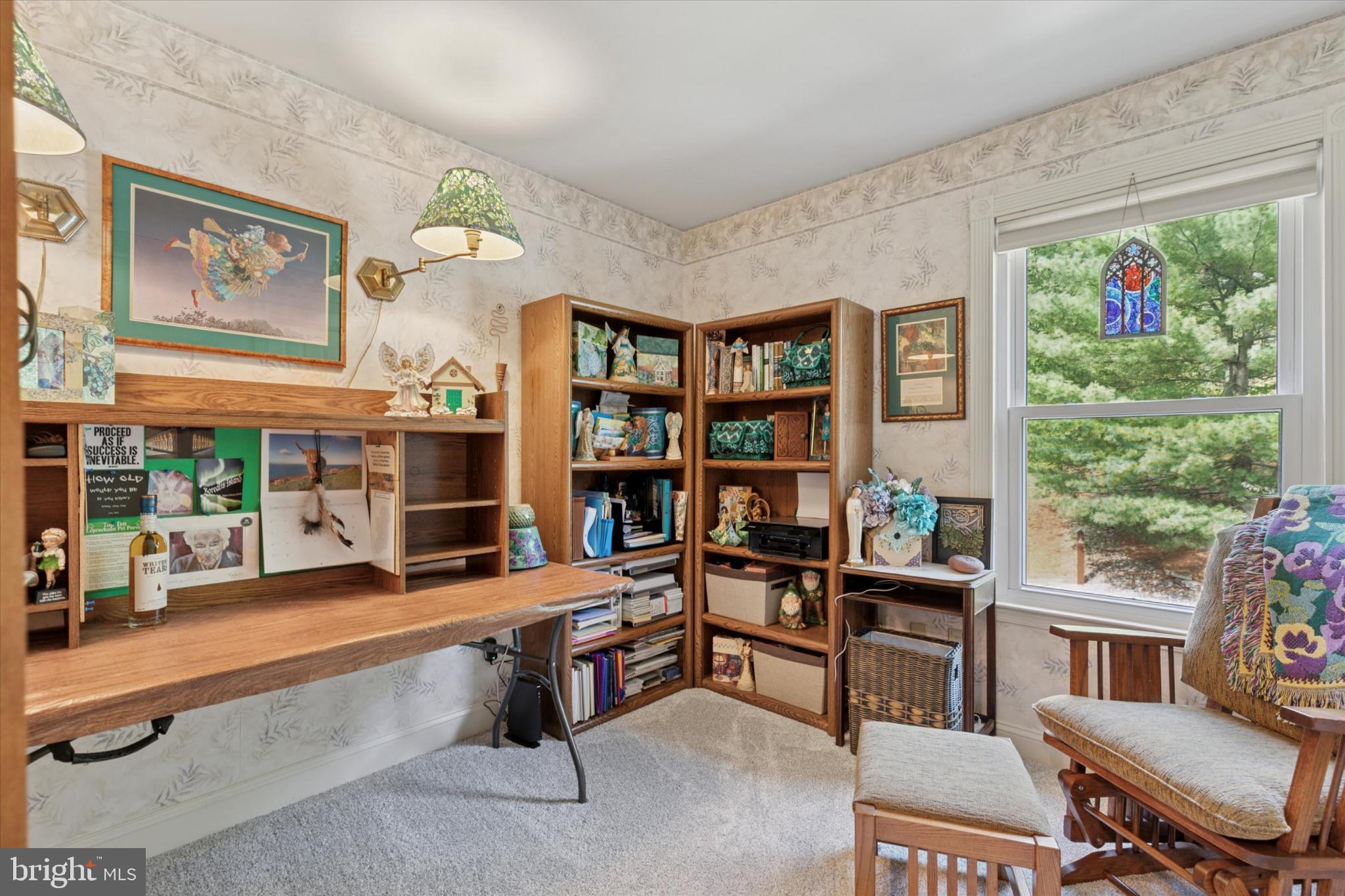 1402 Valley View Warrington, PA 18976 - Photo 22 of 51 a view of a livingroom with workspace and a window
