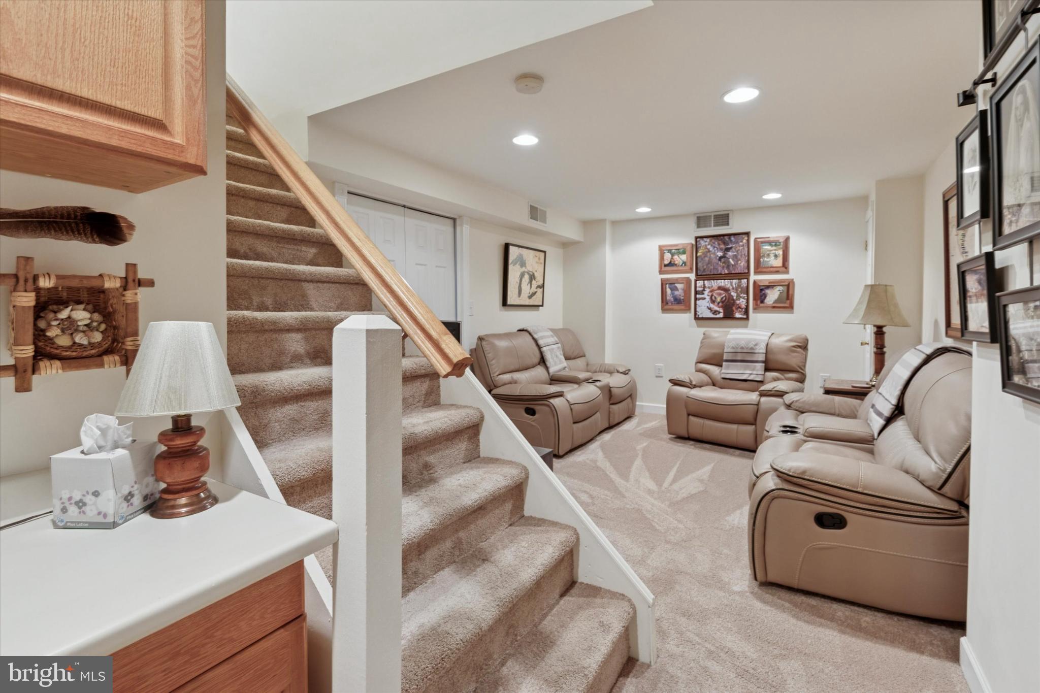 1402 Valley View Warrington, PA 18976 - Photo 29 of 51 a living room with furniture and stairs