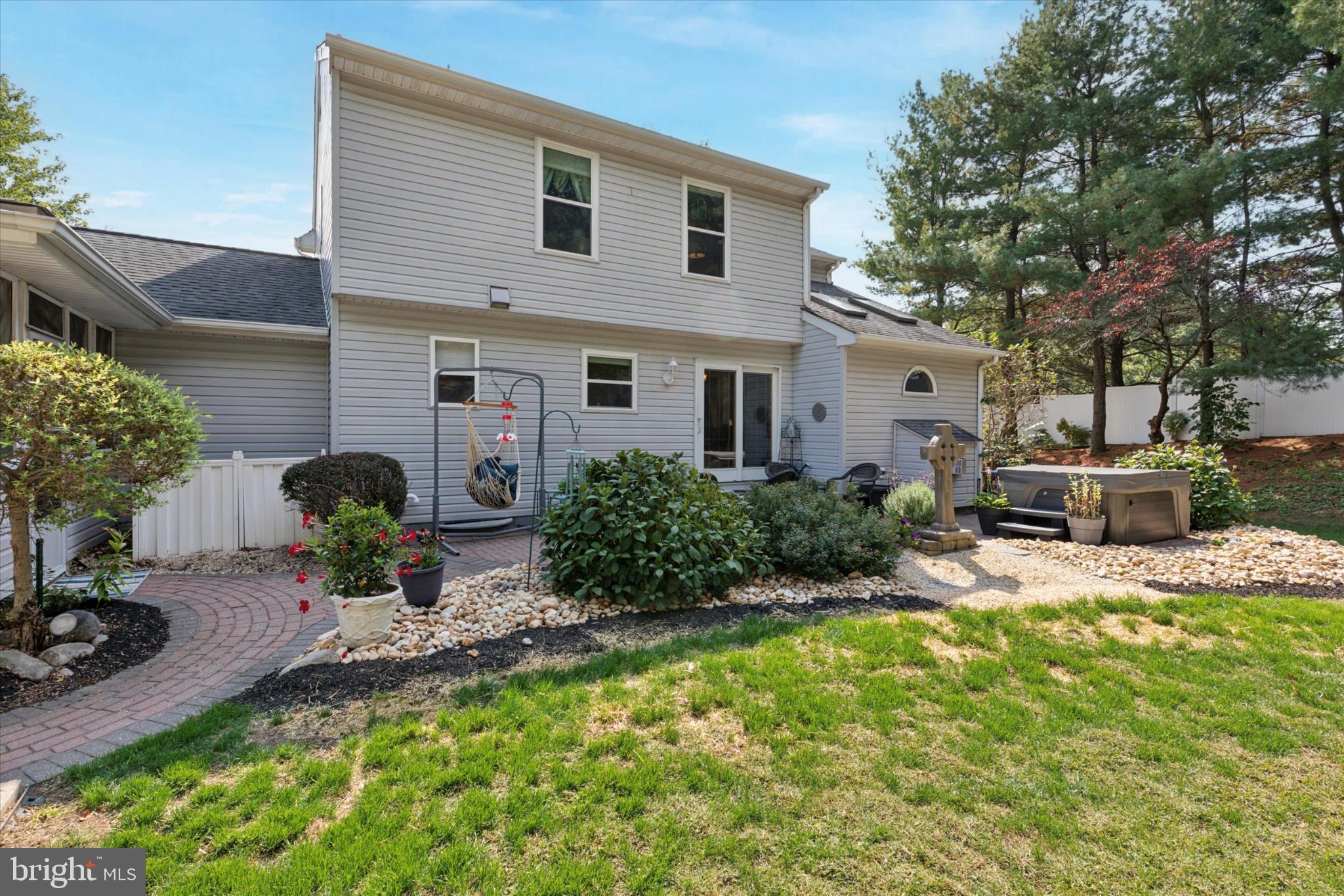 1402 Valley View Warrington, PA 18976 - Photo 42 of 51 a view of a house with backyard and sitting area