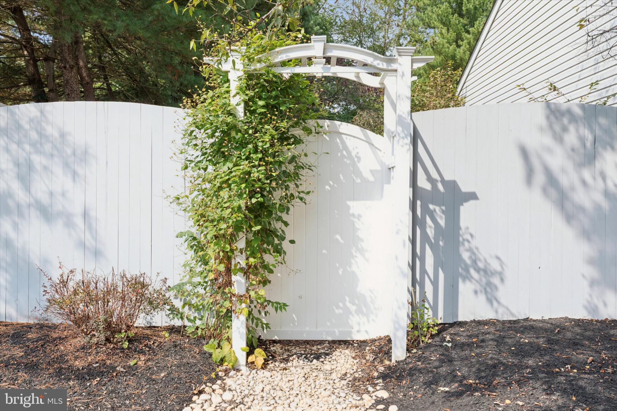 1402 Valley View Warrington, PA 18976 - Photo 45 of 51 a view of a yard with plants and large trees