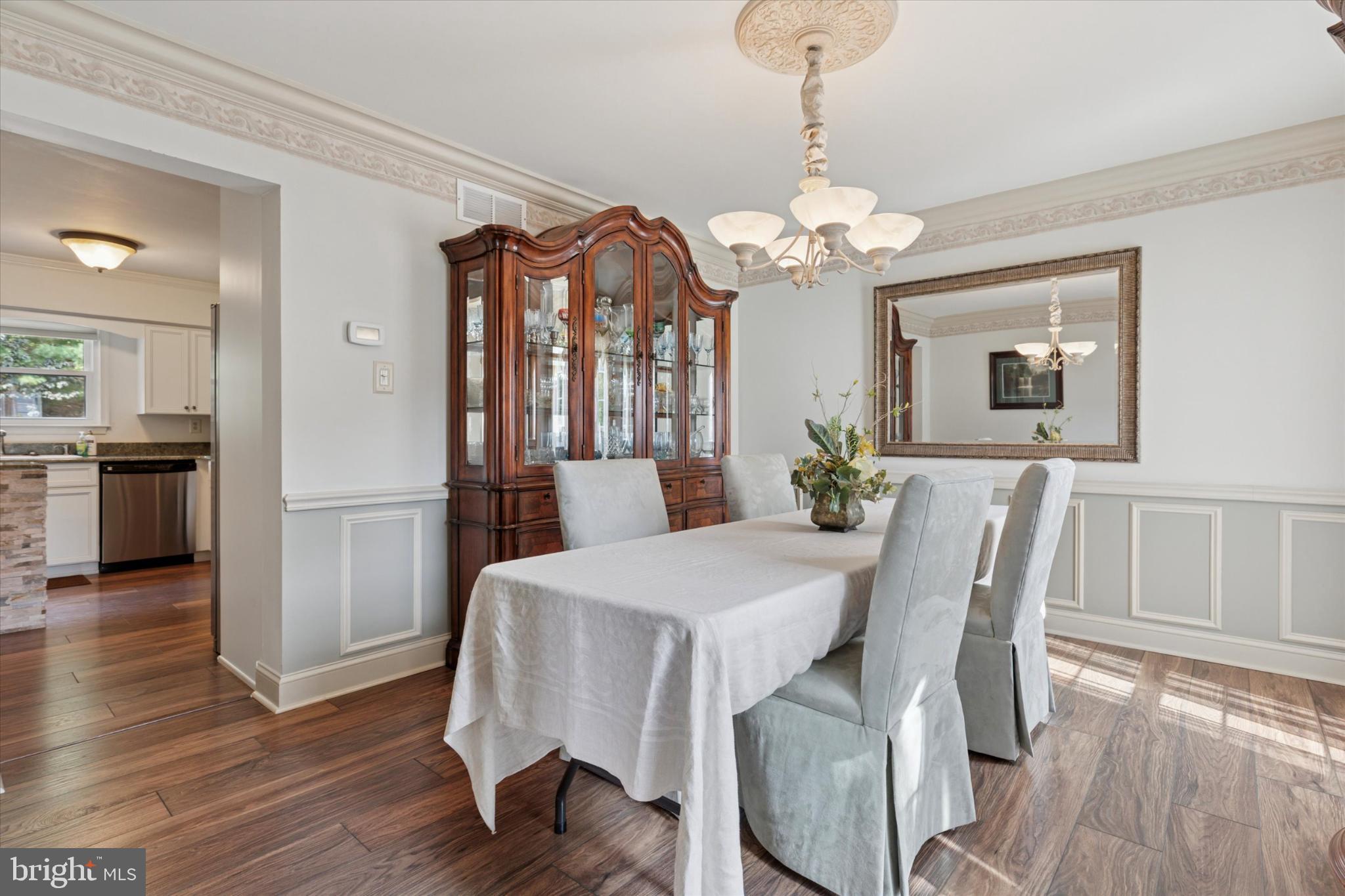 1402 Valley View Warrington, PA 18976 - Photo 10 of 51 a view of a dining room with furniture window and wooden floor