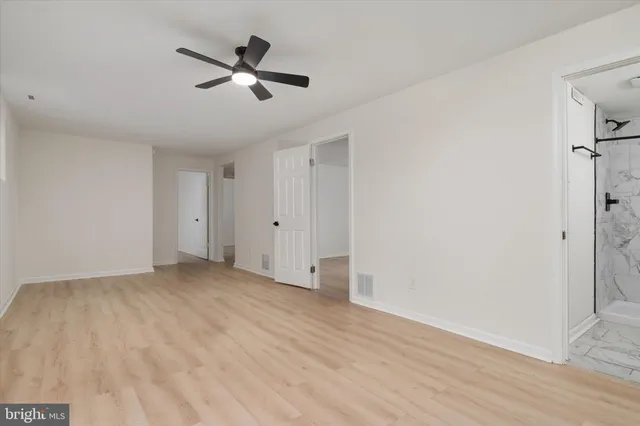 wooden floor in an empty room