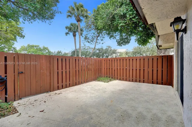 a view of wooden fence