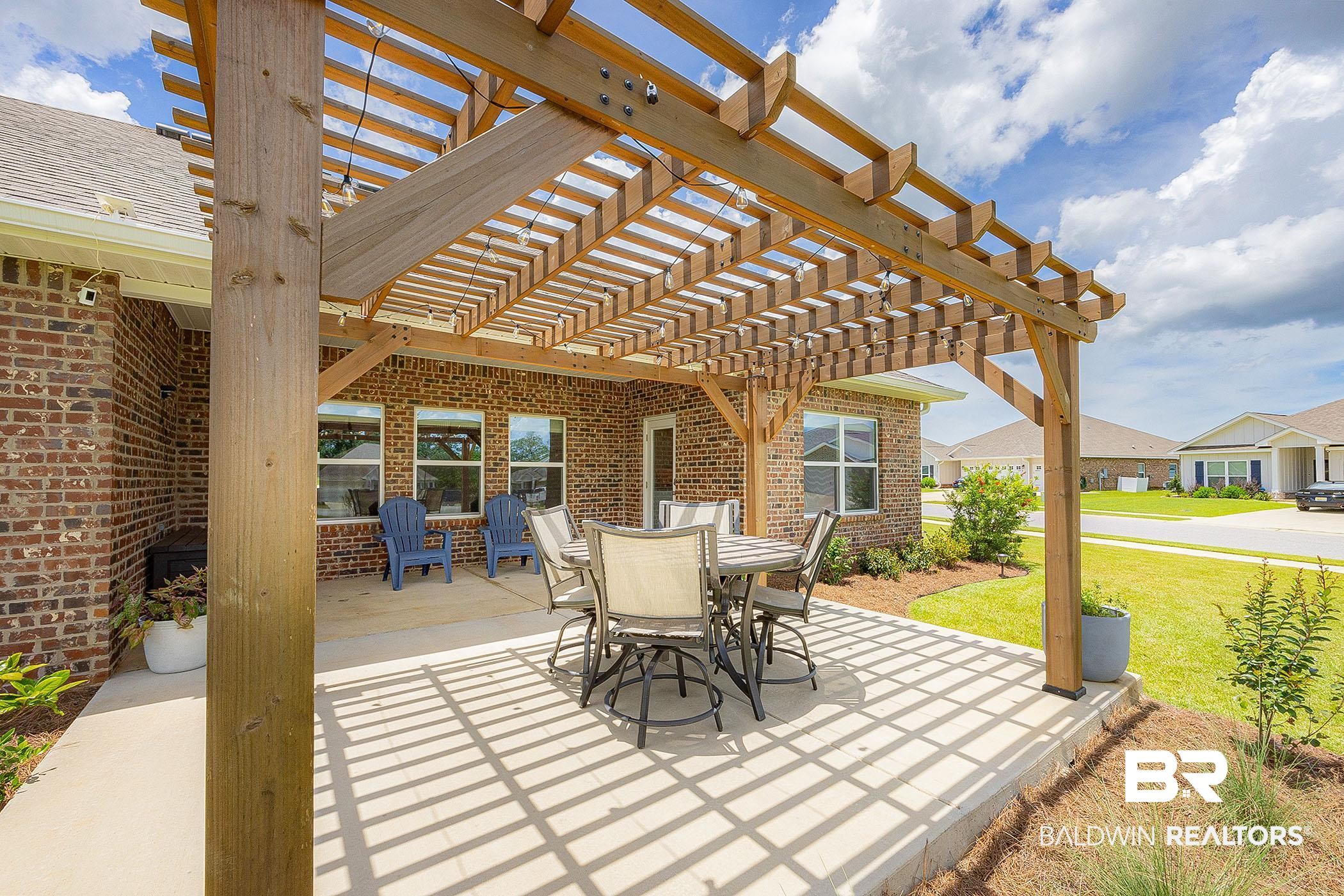 11044 Native Dancer Way Daphne, AL 36526 - Photo 42 of 67 View of patio / terrace with a pergola