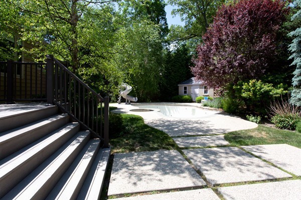136 Laurel Road Brookline, MA 02467 - Photo 18 of 18 a view of a yard with wooden fence