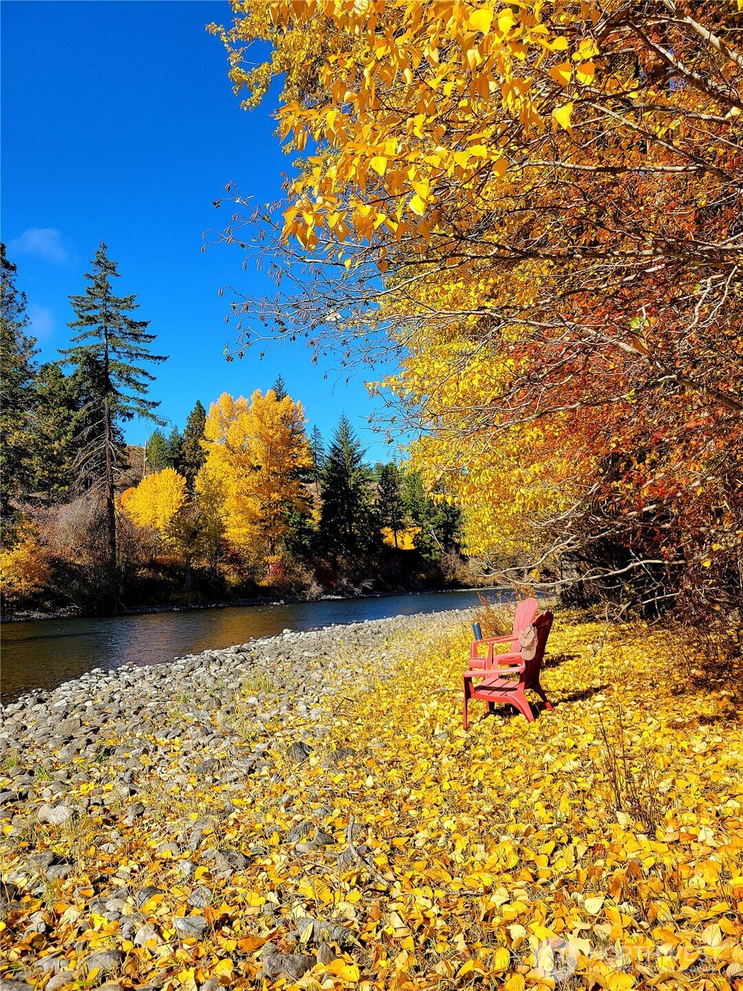 55 Highway 10 Cle Elum, WA 98922 - Photo 22 of 36 a view of a yard with an outdoor space and seating area