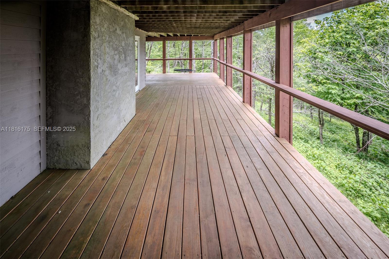 200 Summit Lodge Road Banner Elk, NC 28604 - Photo 34 of 51 a view of balcony with wooden floor