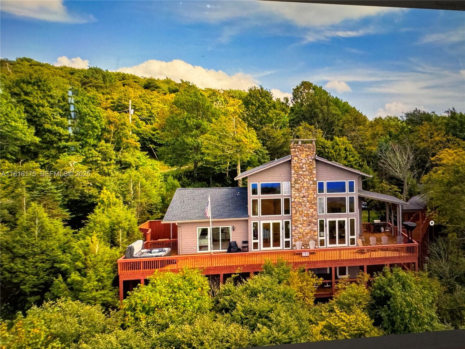 200 Summit Lodge Road Banner Elk, NC 28604 - Photo 47 of 51 front view of a house with a yard
