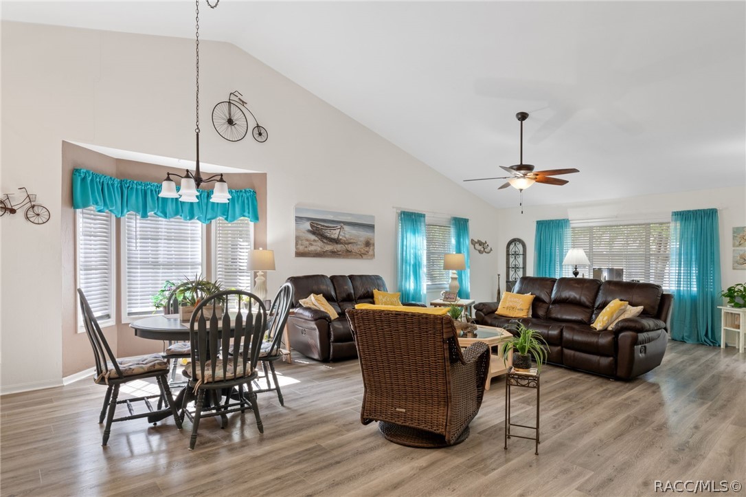 1504 North Foxboro Loop Crystal River, FL 34429 - Photo 13 of 52 Open-Concept Dining and Living Room