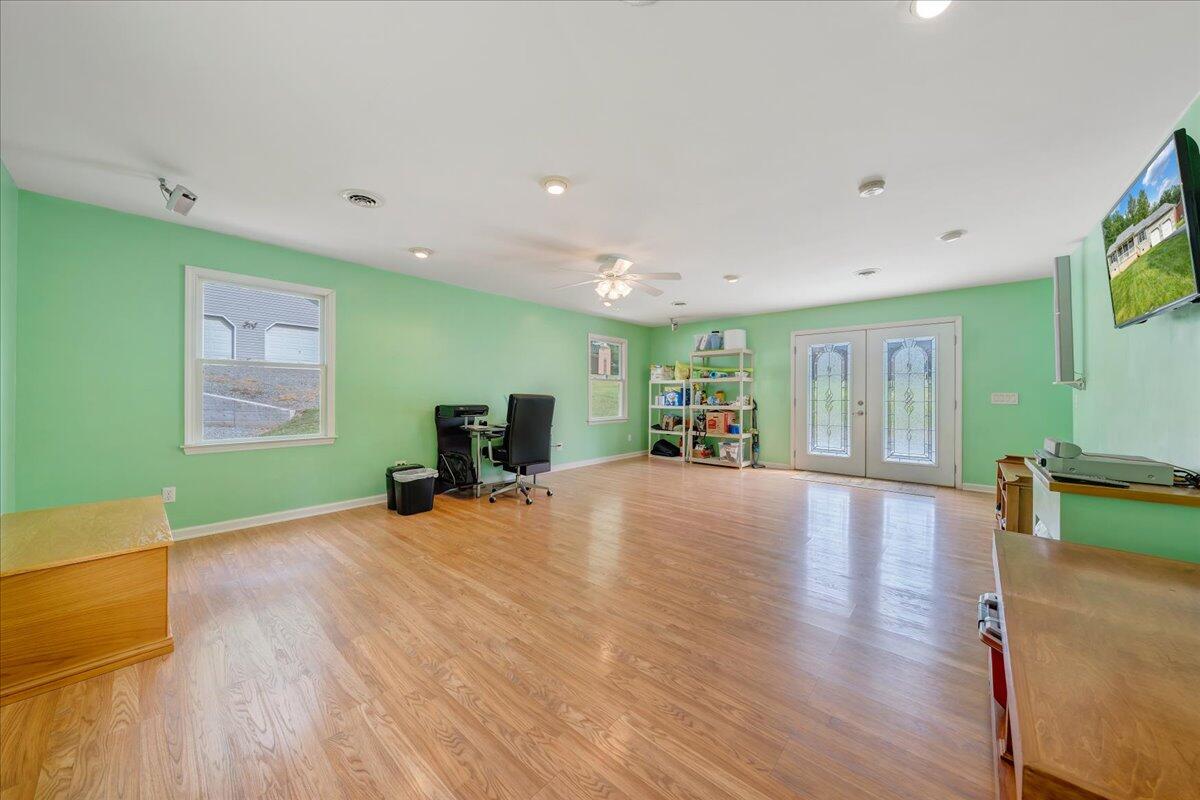 30 Highland Lake Road Union Hall, VA 24176 - Photo 17 of 51 a view of empty room with wooden floor and window