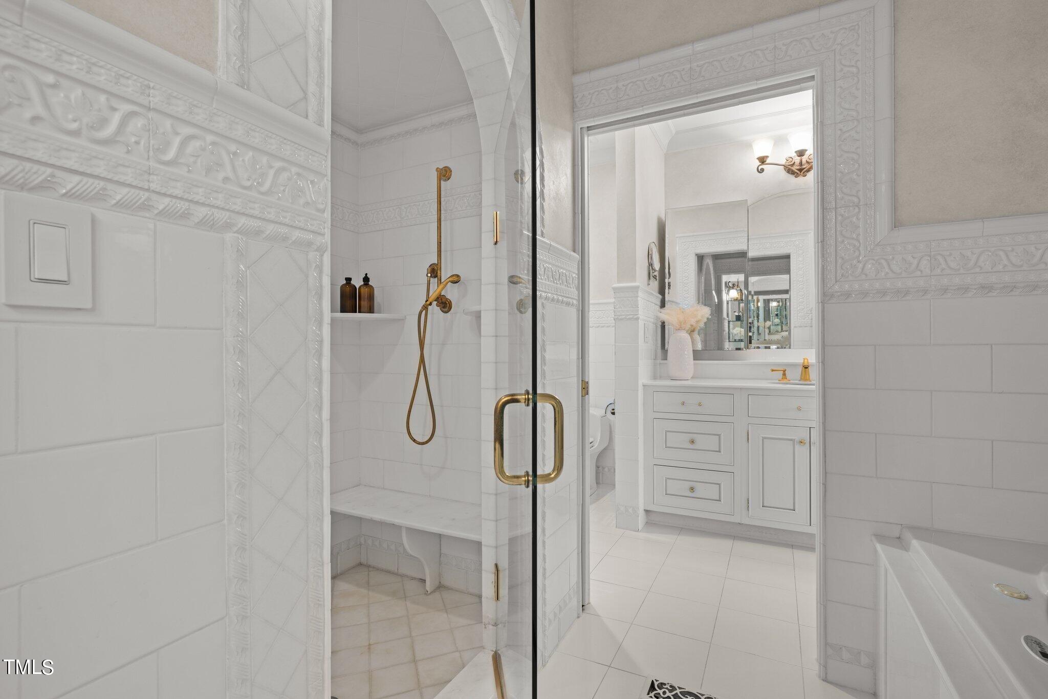 202 Villa Drive Durham, NC 27712 - Photo 16 of 53 a bathroom with a shower