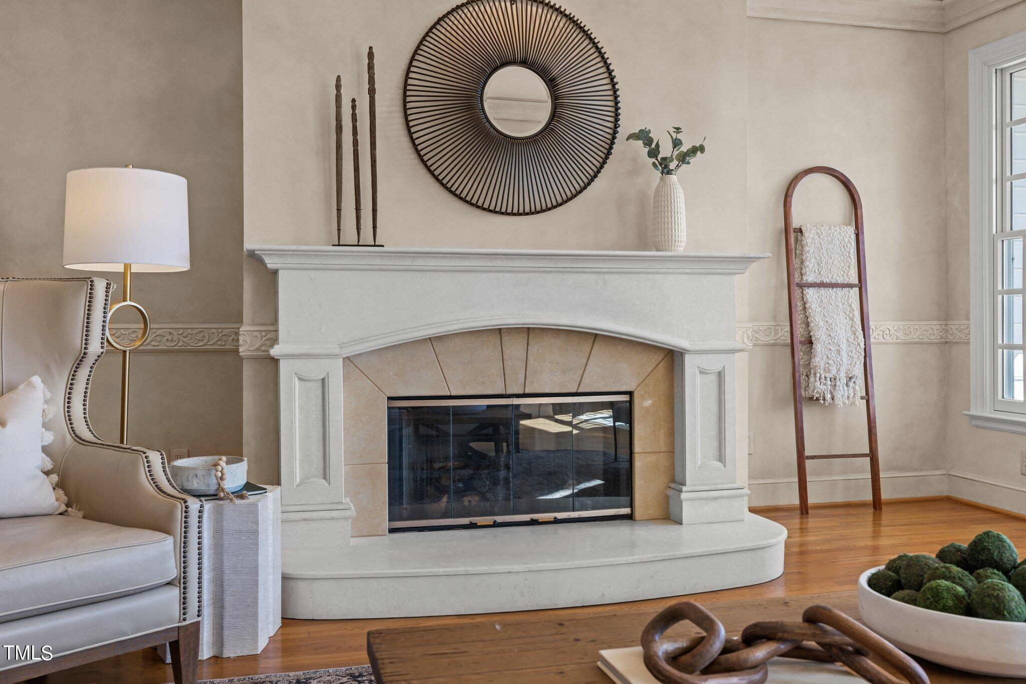 202 Villa Drive Durham, NC 27712 - Photo 23 of 53 a living room with furniture and a fireplace