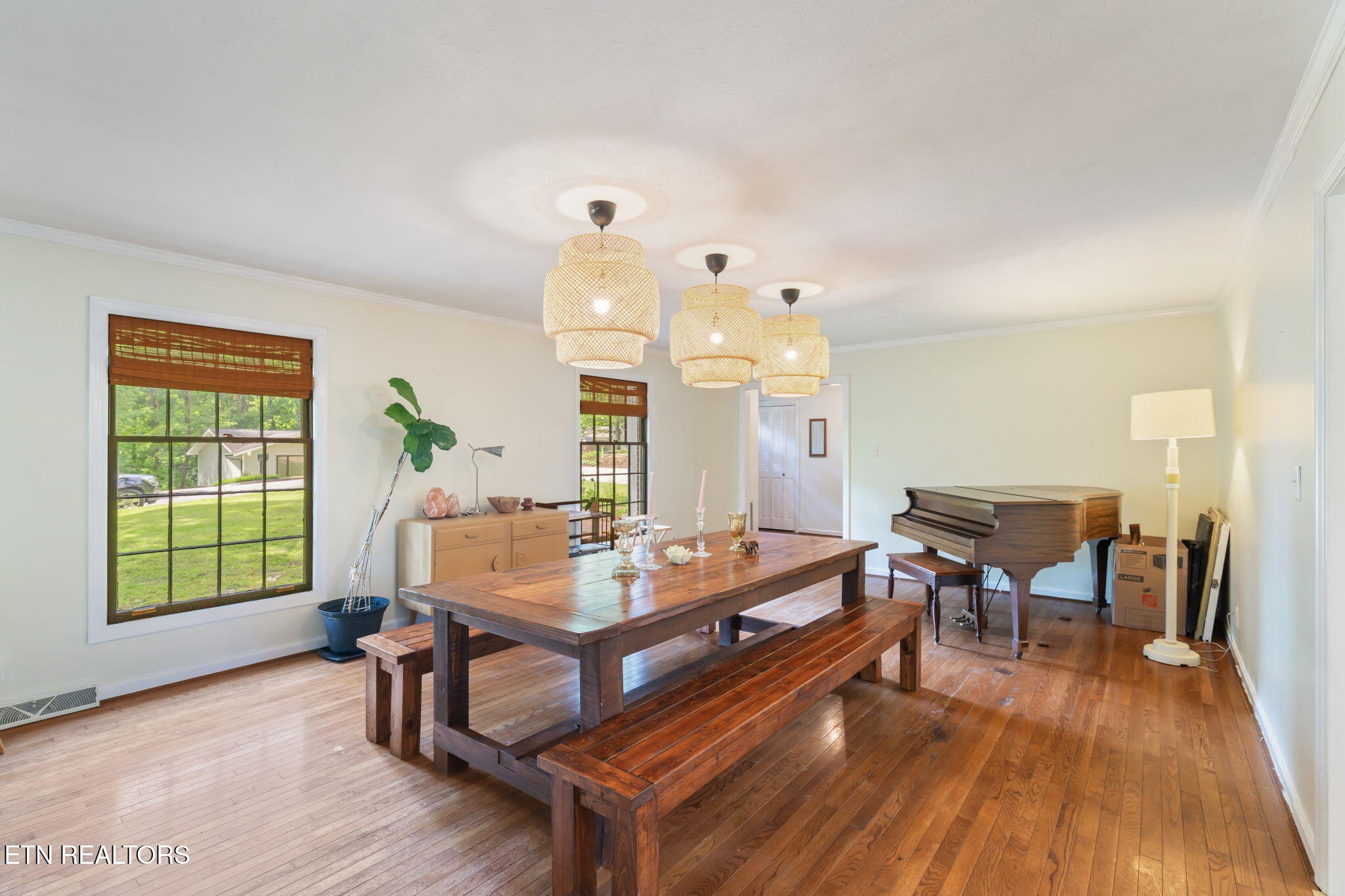 110 Balsam Road Oak Ridge, TN 37830 - Photo 8 of 39 a living room with furniture and a wooden floor