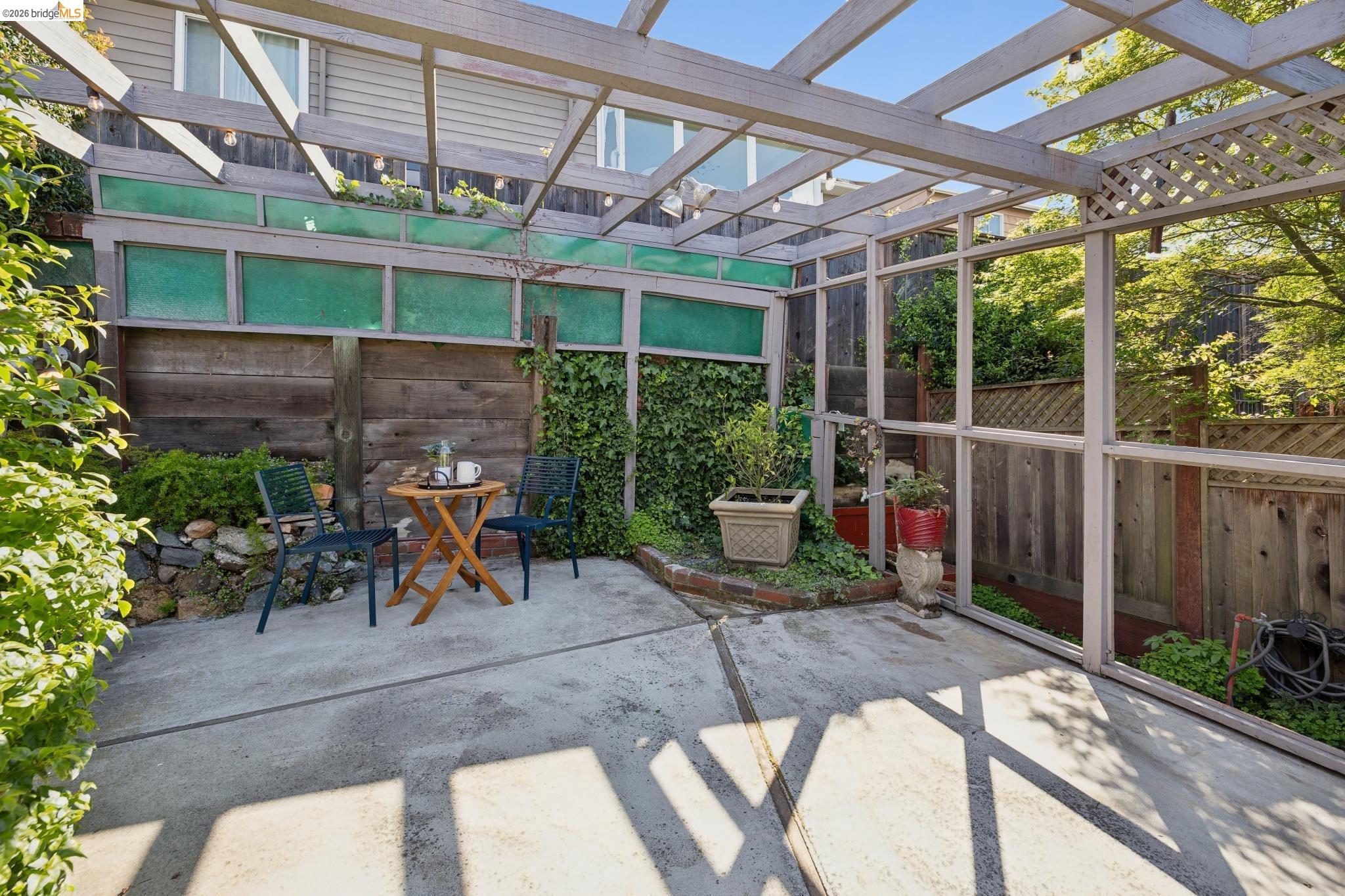 37 Kenyon Avenue Kensington, CA 94708 - Photo 42 of 60 a view of a porch with furniture and garden