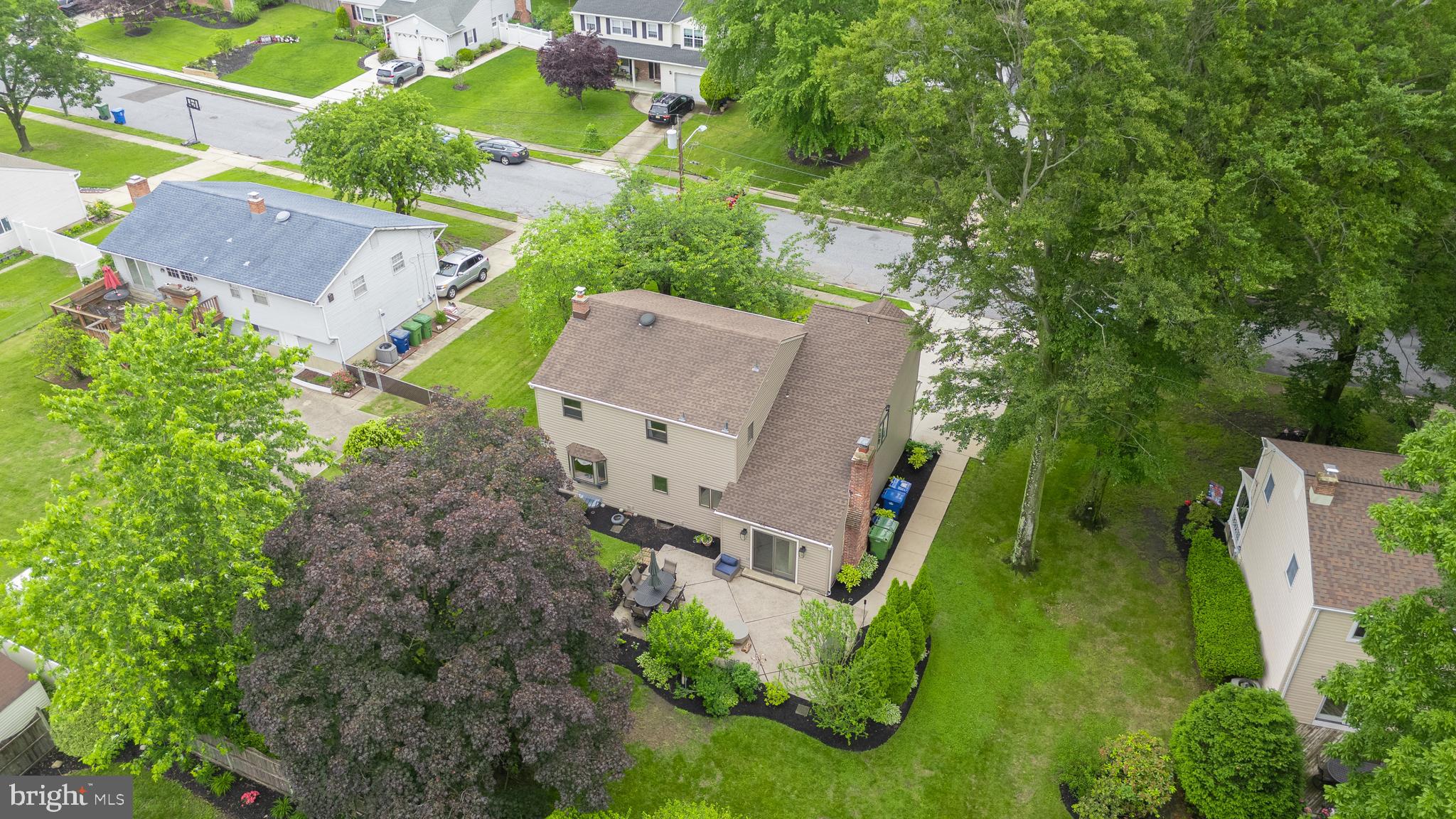 209 Tinder Marlton, NJ 08053 - Photo 42 of 47 an aerial view of a house with a yard