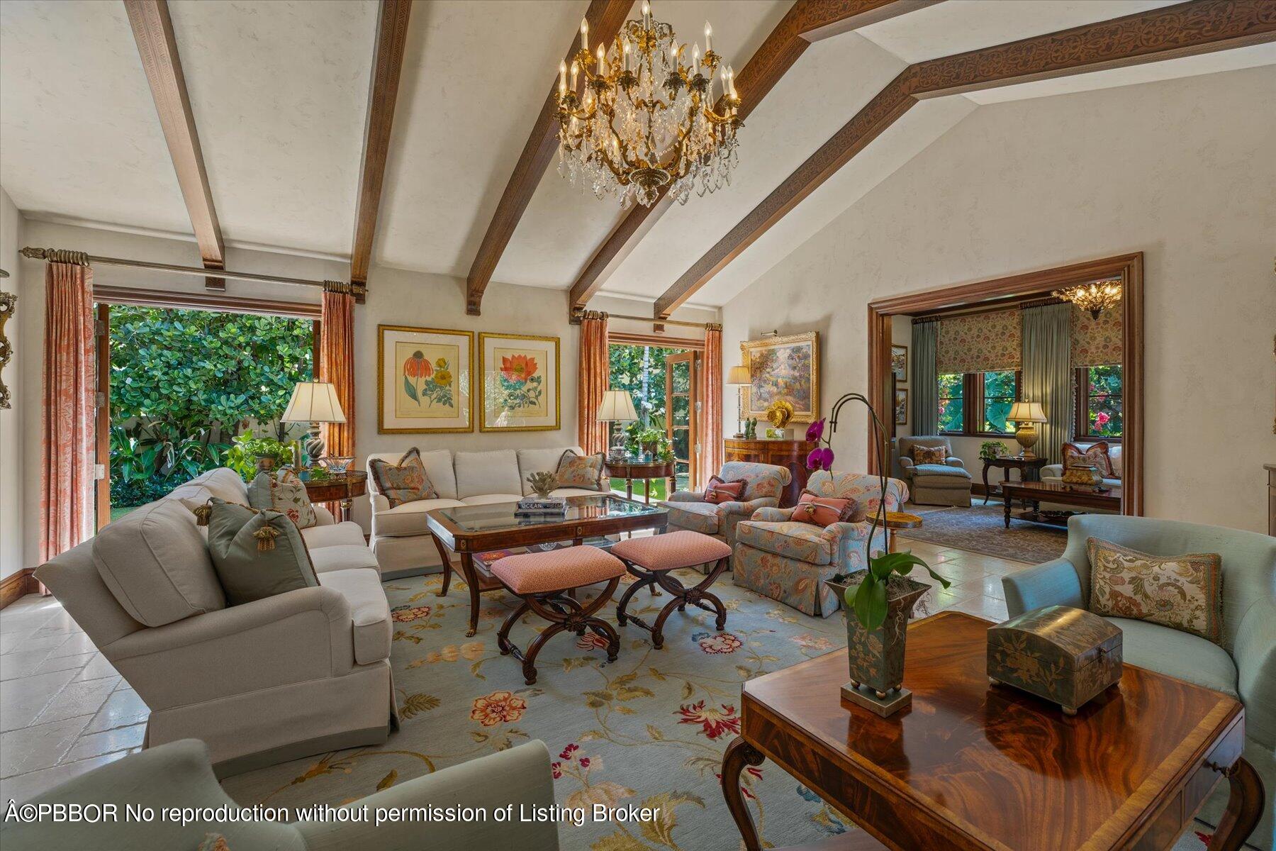 110 Wells Road Palm Beach, FL 33480 - Photo 12 of 55 Living Room