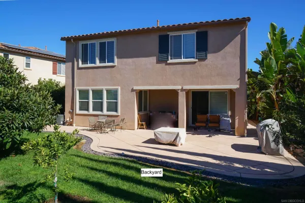 a house view with a sitting space