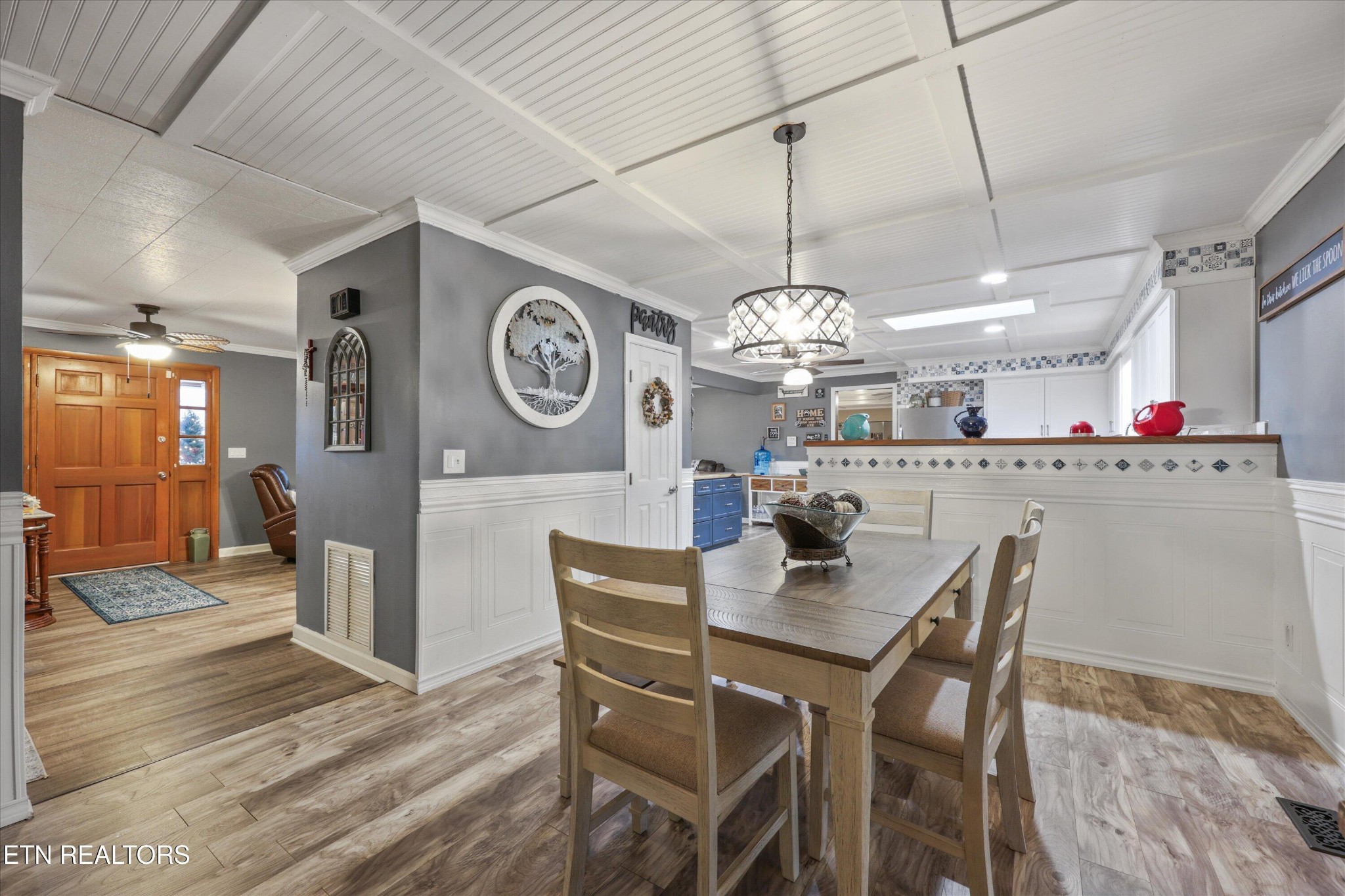 222 Mealer Road Lenoir City, TN 37771 - Photo 15 of 29 a dining room with a wooden table and chairs