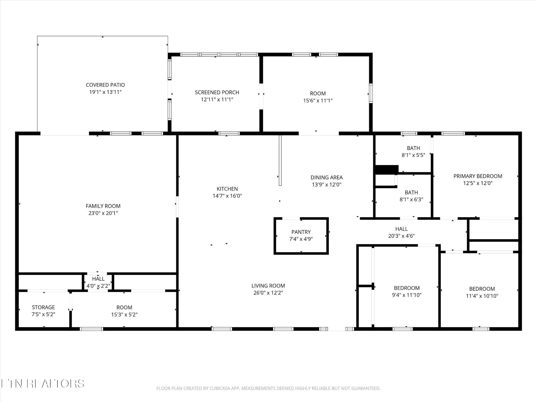 222 Mealer Road Lenoir City, TN 37771 - Photo 29 of 29 a black and white photo of a floor plan