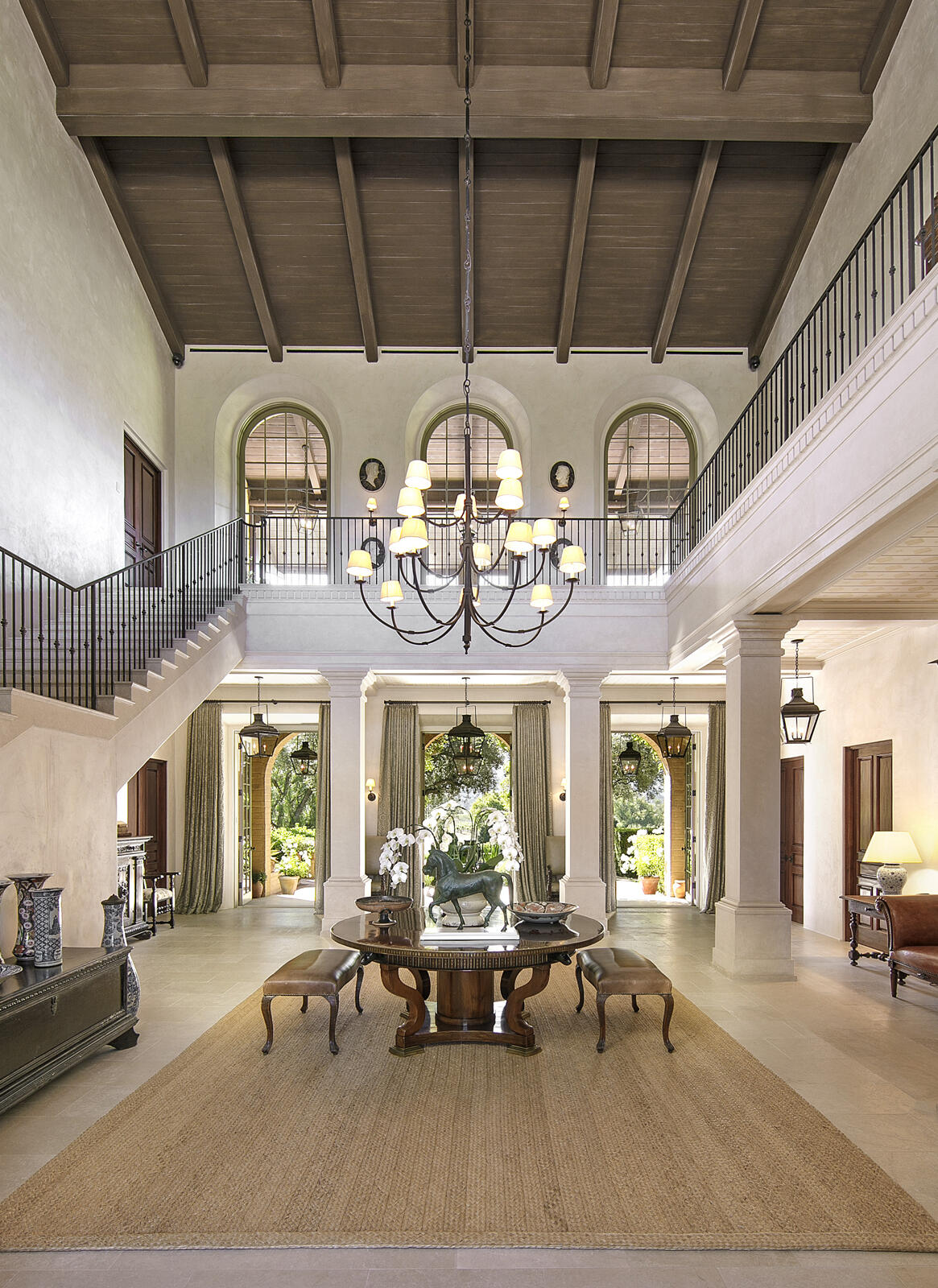 1620 Westerly Road Santa Ynez, CA 93460 - Photo 5 of 41 2-story Interior Courtyard