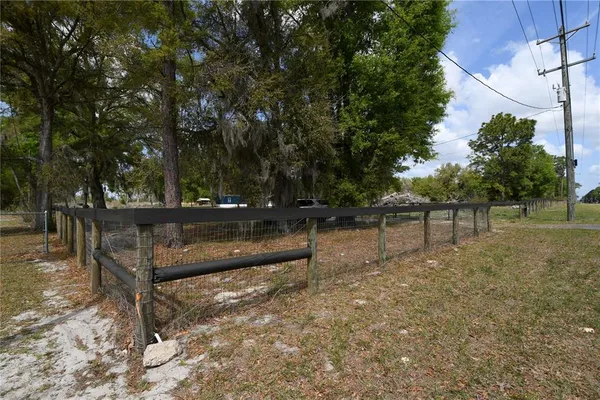 a view of park benches