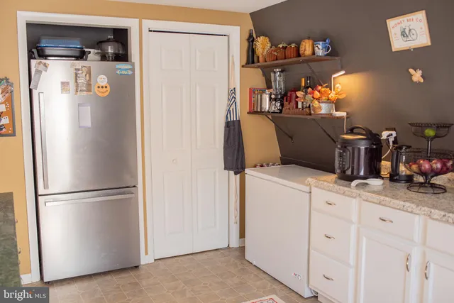 a room with storage and utility