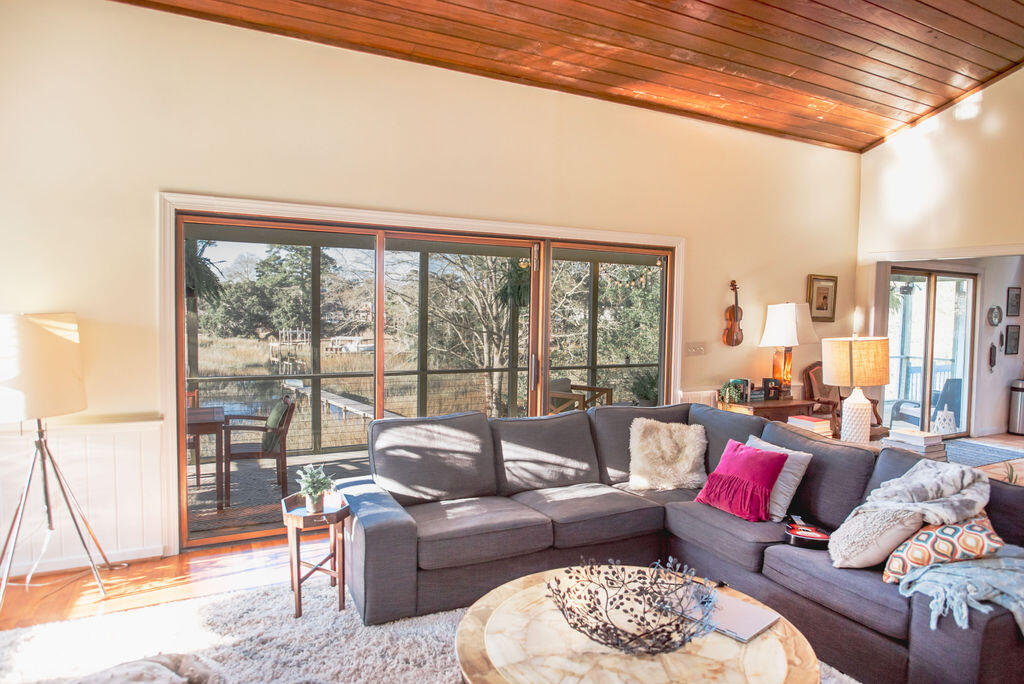 808 Milldenhall Road Mount Pleasant, SC 29464 - Photo 15 of 64 View of dock from living room