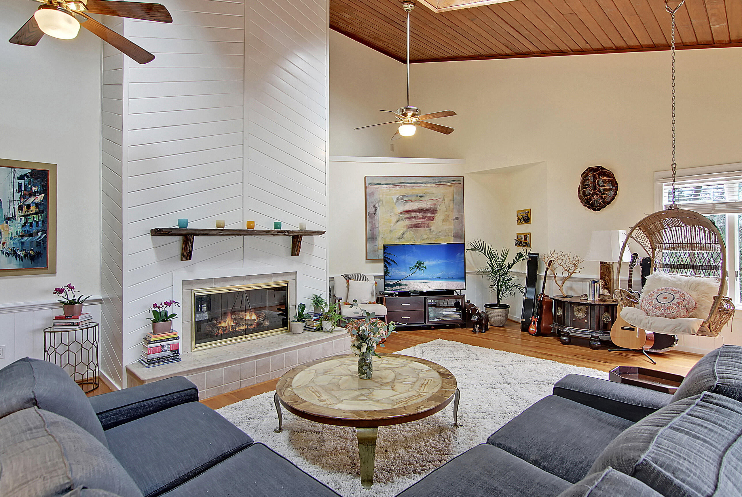 808 Milldenhall Road Mount Pleasant, SC 29464 - Photo 19 of 64 Fireplace in living room