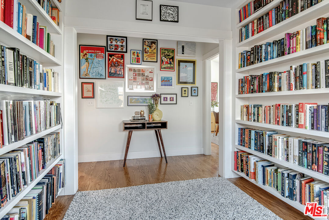 3828 Seneca Avenue Los Angeles, CA 90039 - Photo 15 of 40 a living room with lots of books