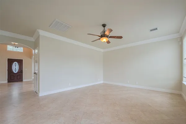 a kitchen with stainless steel appliances granite countertop a sink a stove and a microwave
