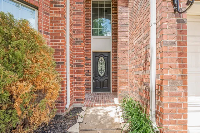 a front view of a building