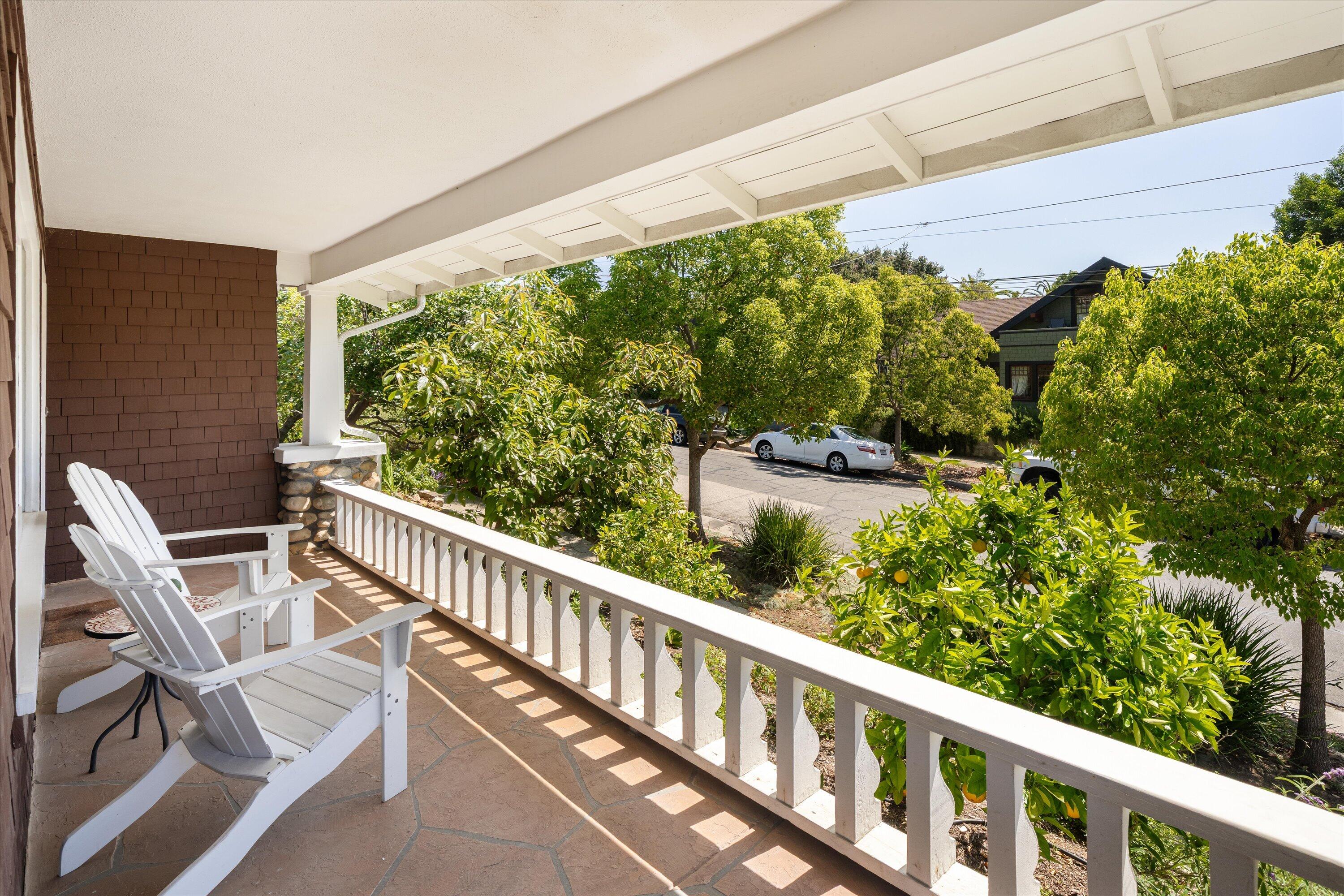 601 East Victoria Street Santa Barbara, CA 93103 - Photo 20 of 32 a view of a two chair in the balcony