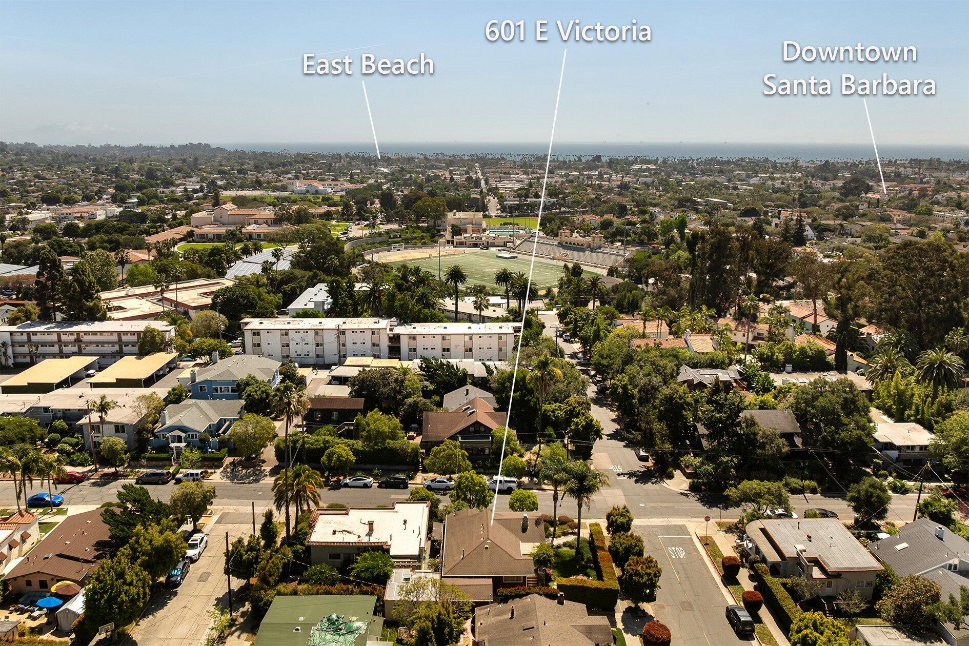 601 East Victoria Street Santa Barbara, CA 93103 - Photo 30 of 32 an aerial view of a city