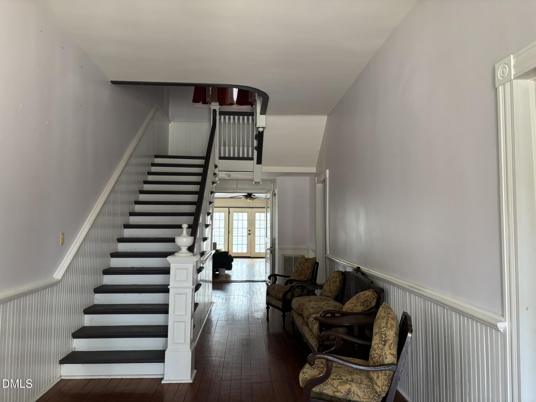 401 North Main Street Louisburg, NC 27549 - Photo 5 of 47 a view of entryway and hall with wooden floor