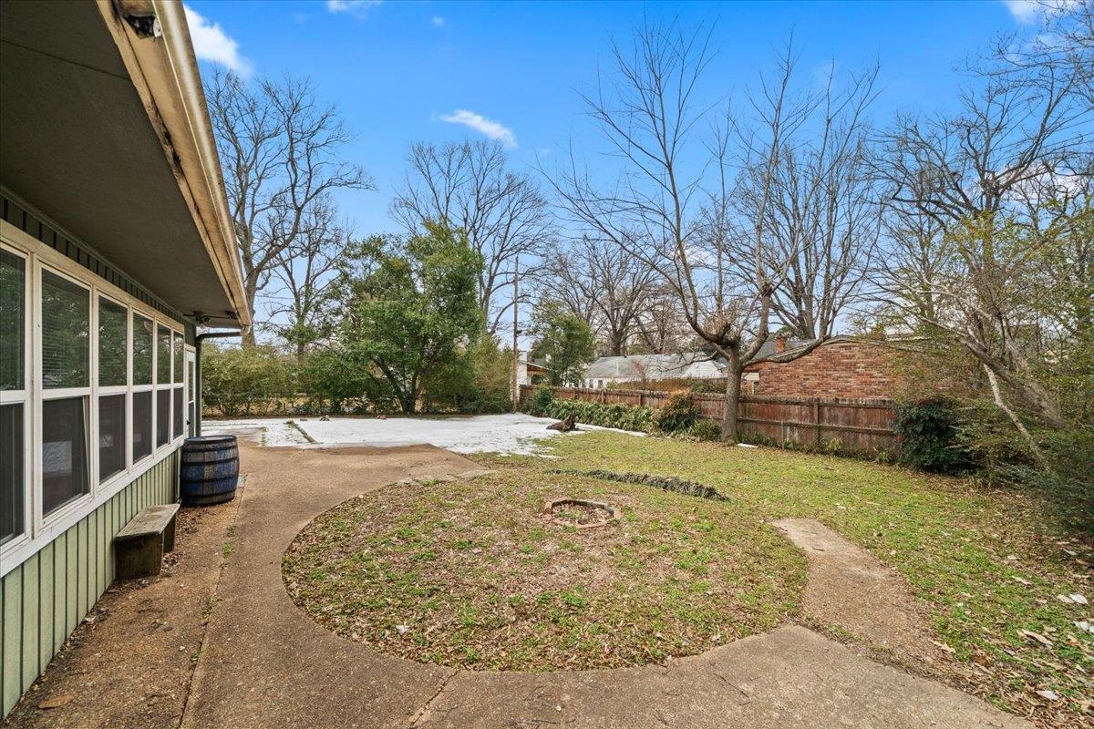 1073 Ivy Road Memphis, TN 38117 - Photo 30 of 33 a view of a yard with wooden fence