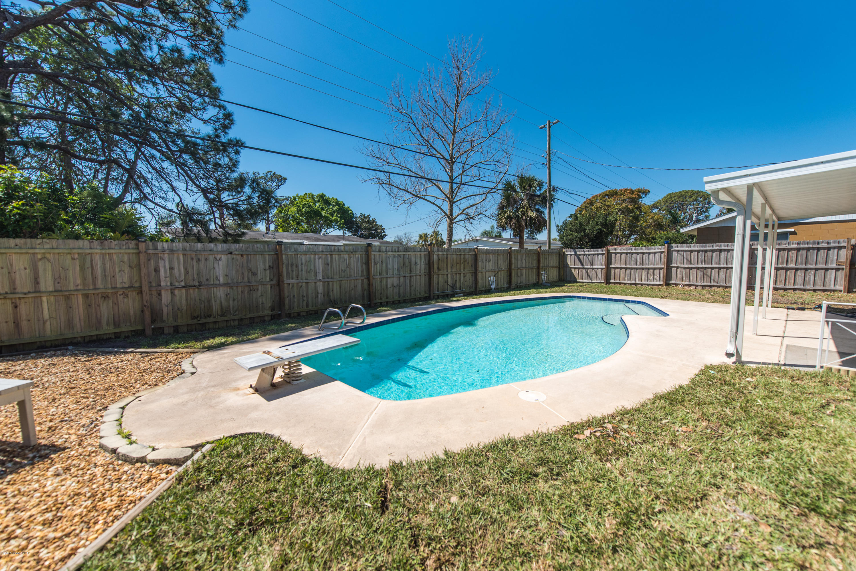 1023 Palmer Road Rockledge, FL 32955 - Photo 23 of 24 a view of a backyard