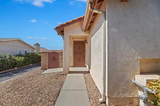 a house view with a outdoor space