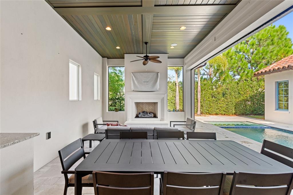 10224 Mattraw Place Orlando, FL 32836 - Photo 32 of 44 a view of a dining room with furniture window and outside view