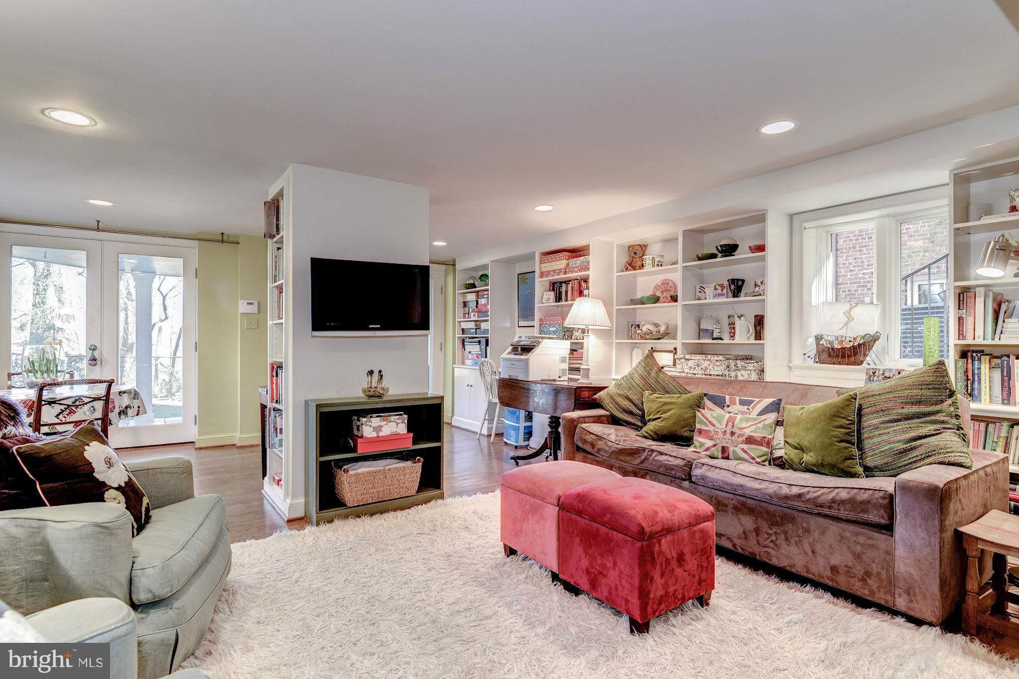 3513 34th Street Northwest Washington, DC 20008 - Photo 23 of 29 Lower level family room
