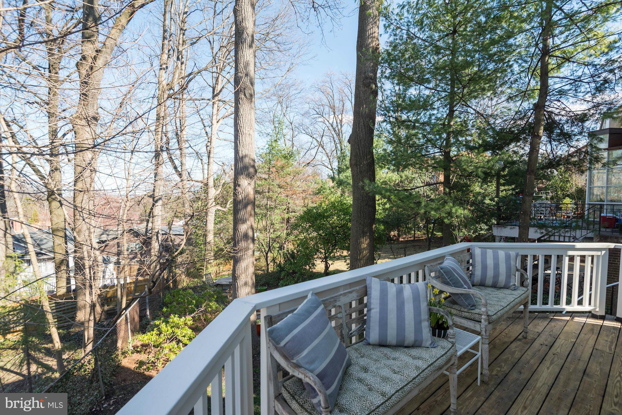 3513 34th Street Northwest Washington, DC 20008 - Photo 10 of 29 Balcony off dining room