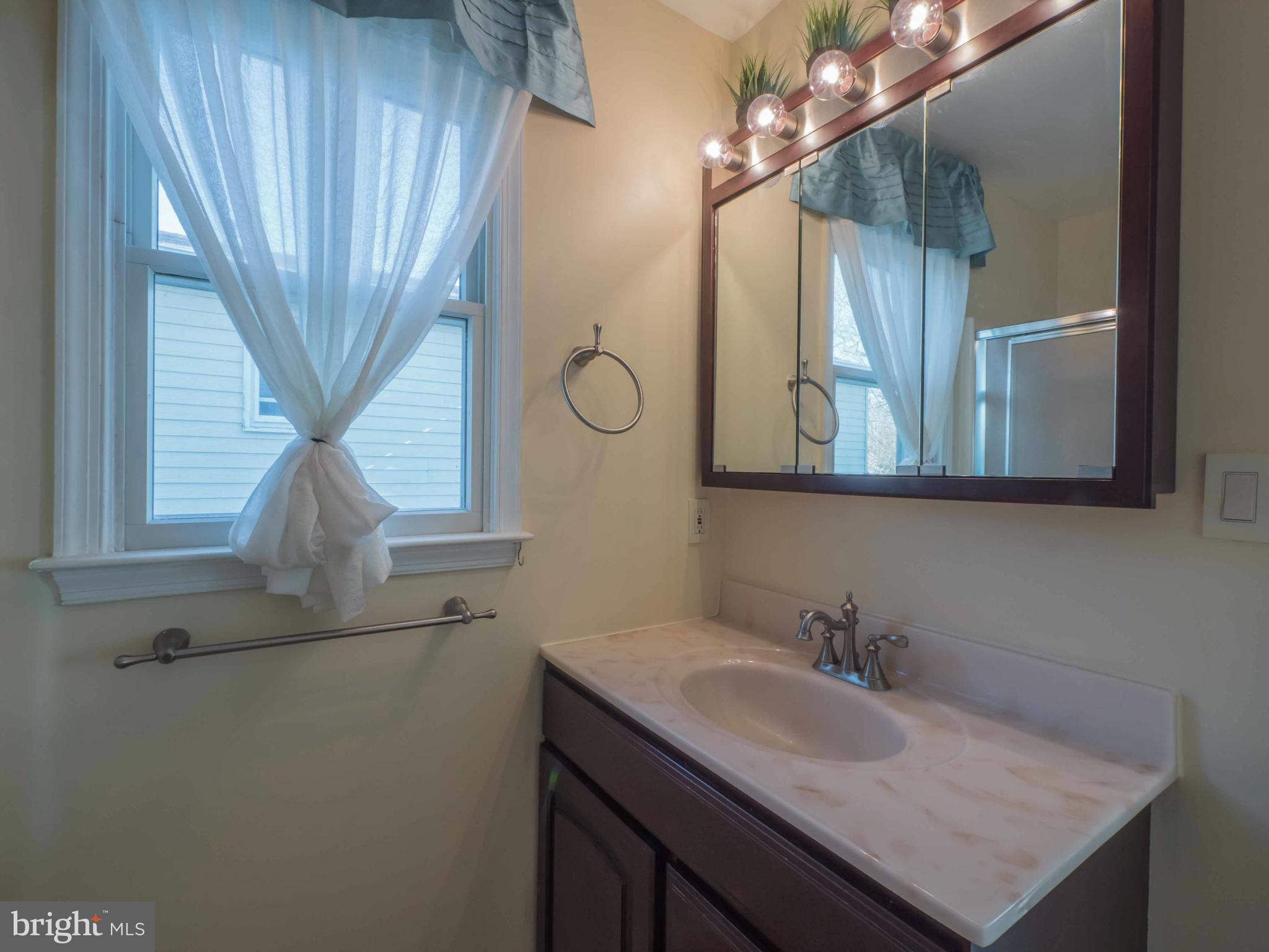 413 Salisbury Road Edgewater, MD 21037 - Photo 15 of 30 a bathroom with a sink vanity and a mirror