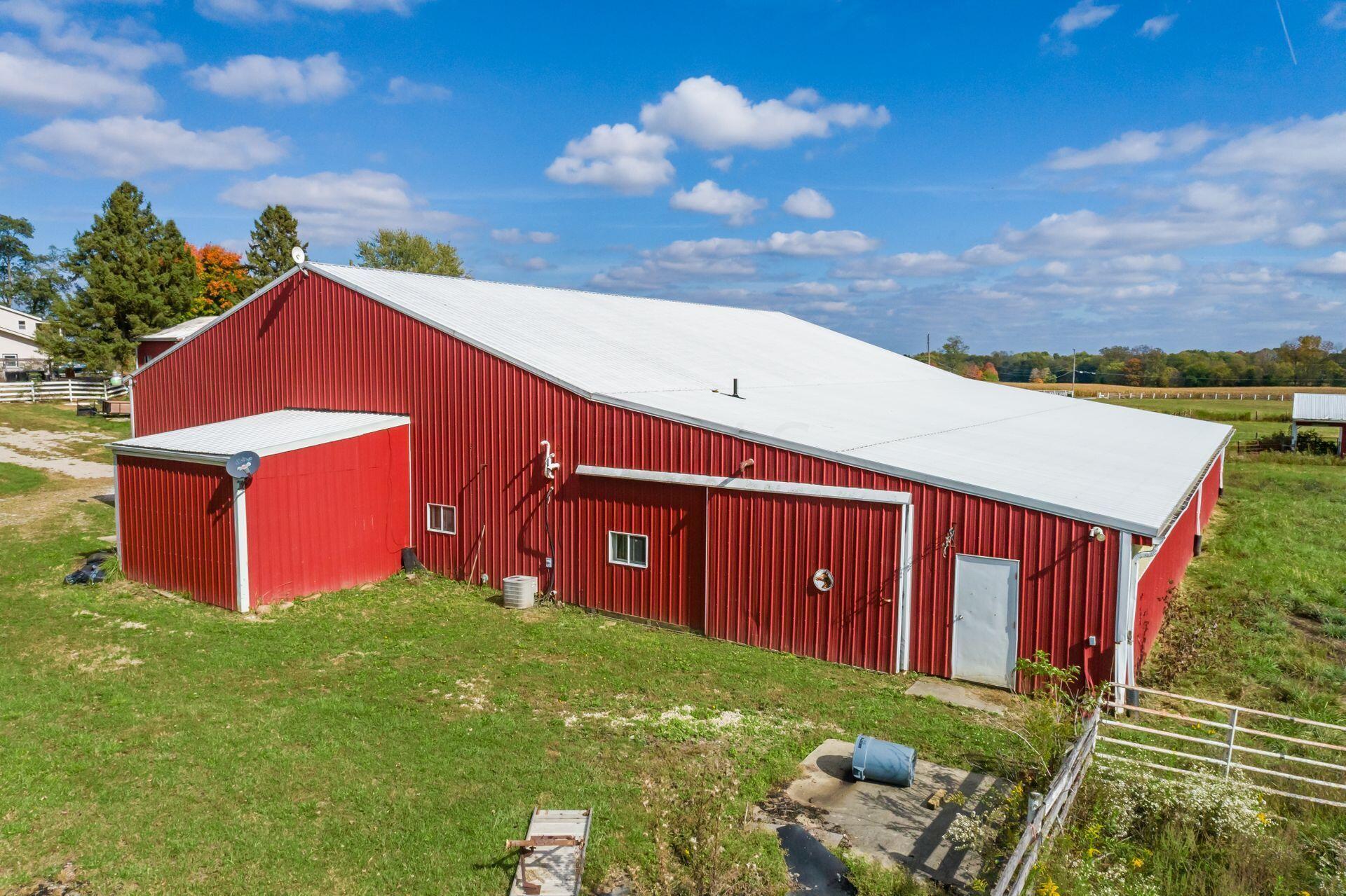 0 Custers Point Road Northeast Thornville, OH 43076 - Photo 5 of 16 Rear of Barn. Rear projection of the building is sawdust or woodchip storage