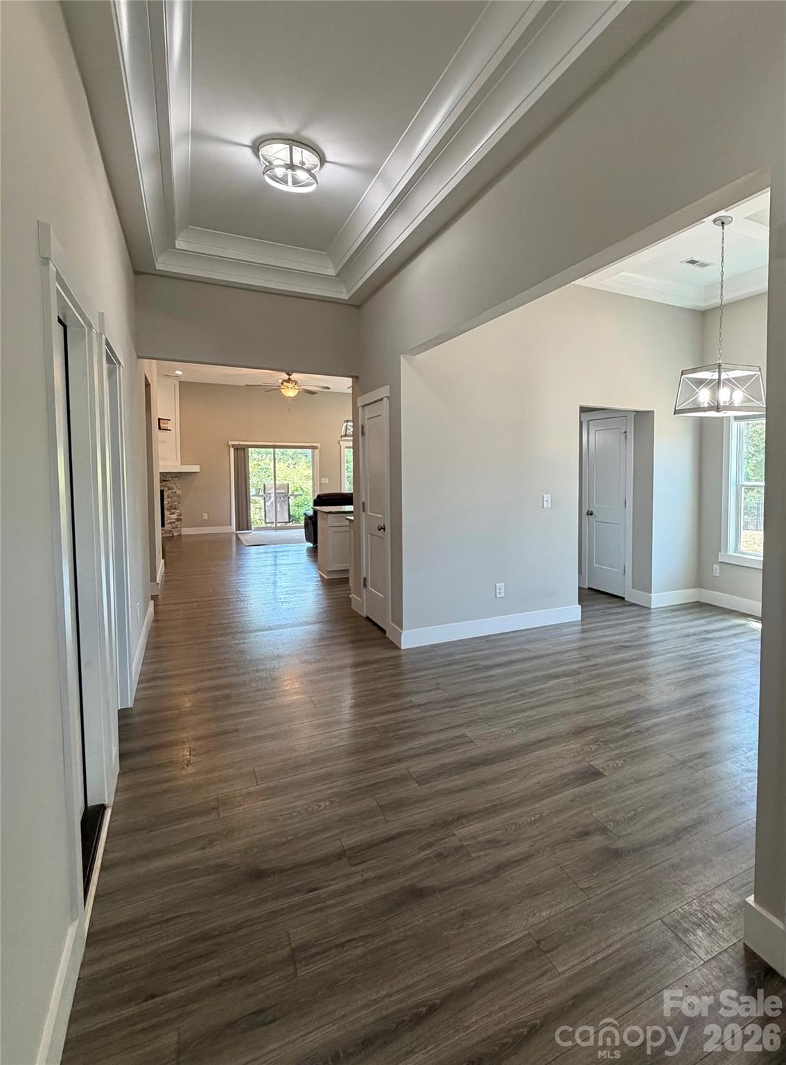 1473 Pleasant School Road Gaffney, SC 29341 - Photo 4 of 16 a view of a hallway with wooden floor