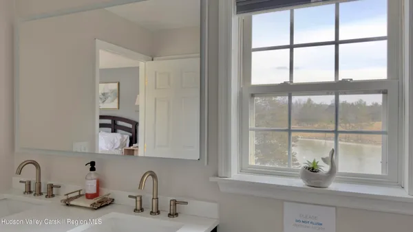 a view of a lake with a lake