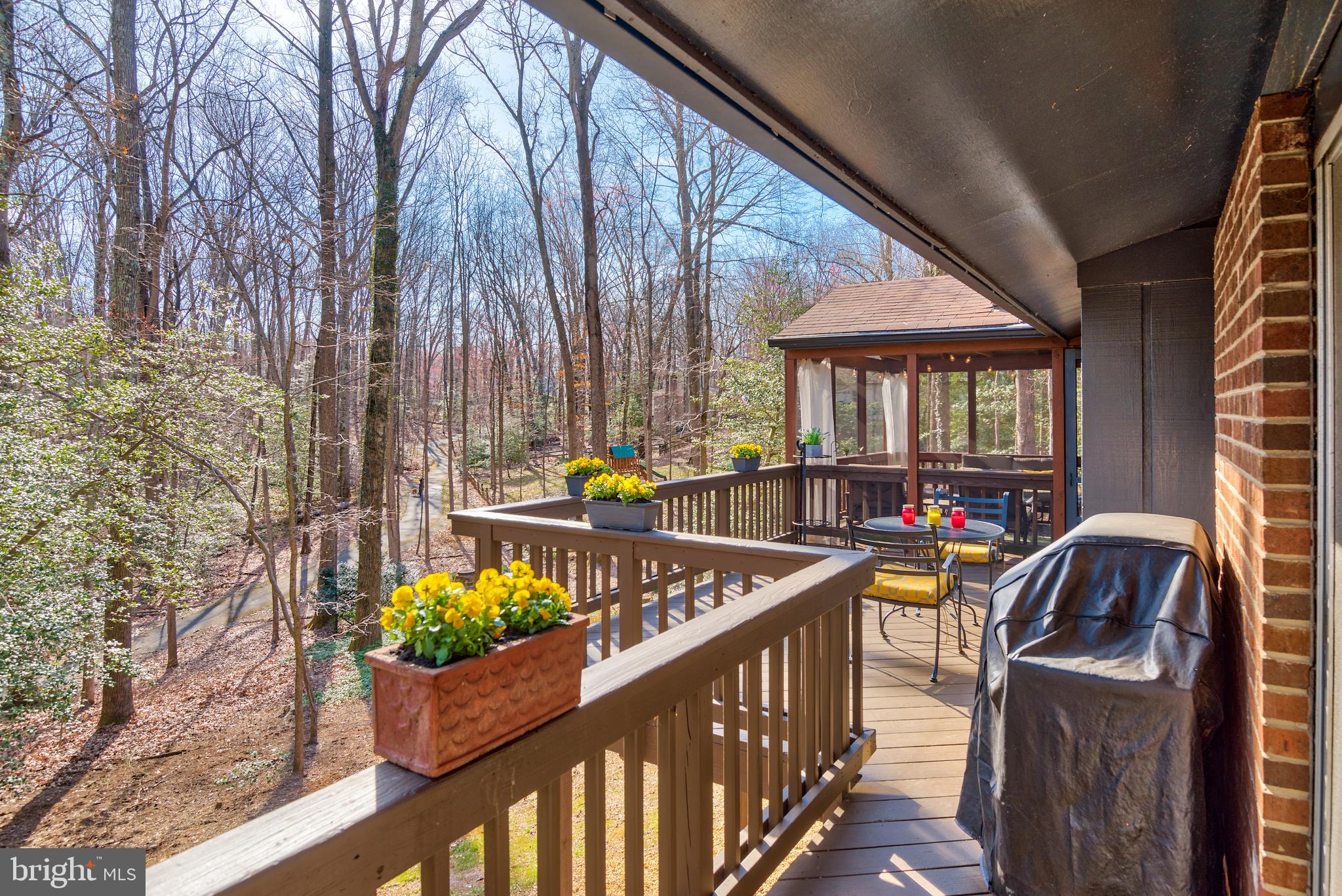 11401 Drop Forge Lane Reston, VA 20191 - Photo 26 of 38 a view of two chairs and table in the balcony