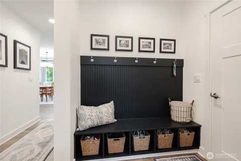 a room with gym equipment
