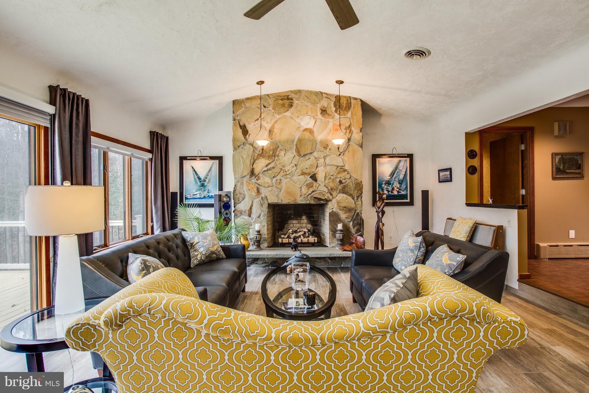 6600 Fox Ridge Road Spotsylvania, VA 22551 - Photo 7 of 30 Awesome Stone Hearth, This Living Room is Enjoyed!
