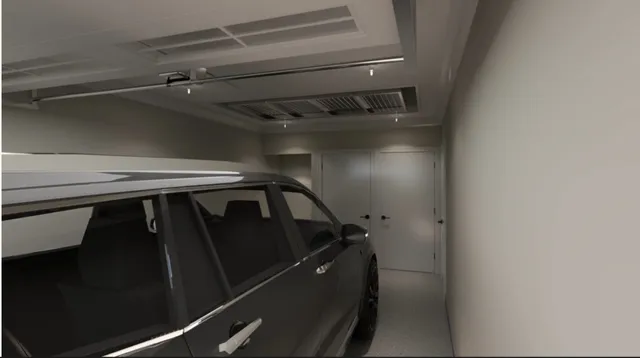 a close view of closet