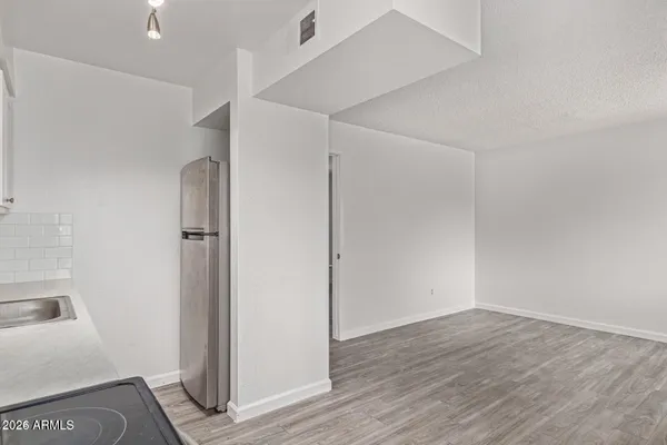 a view of an empty room