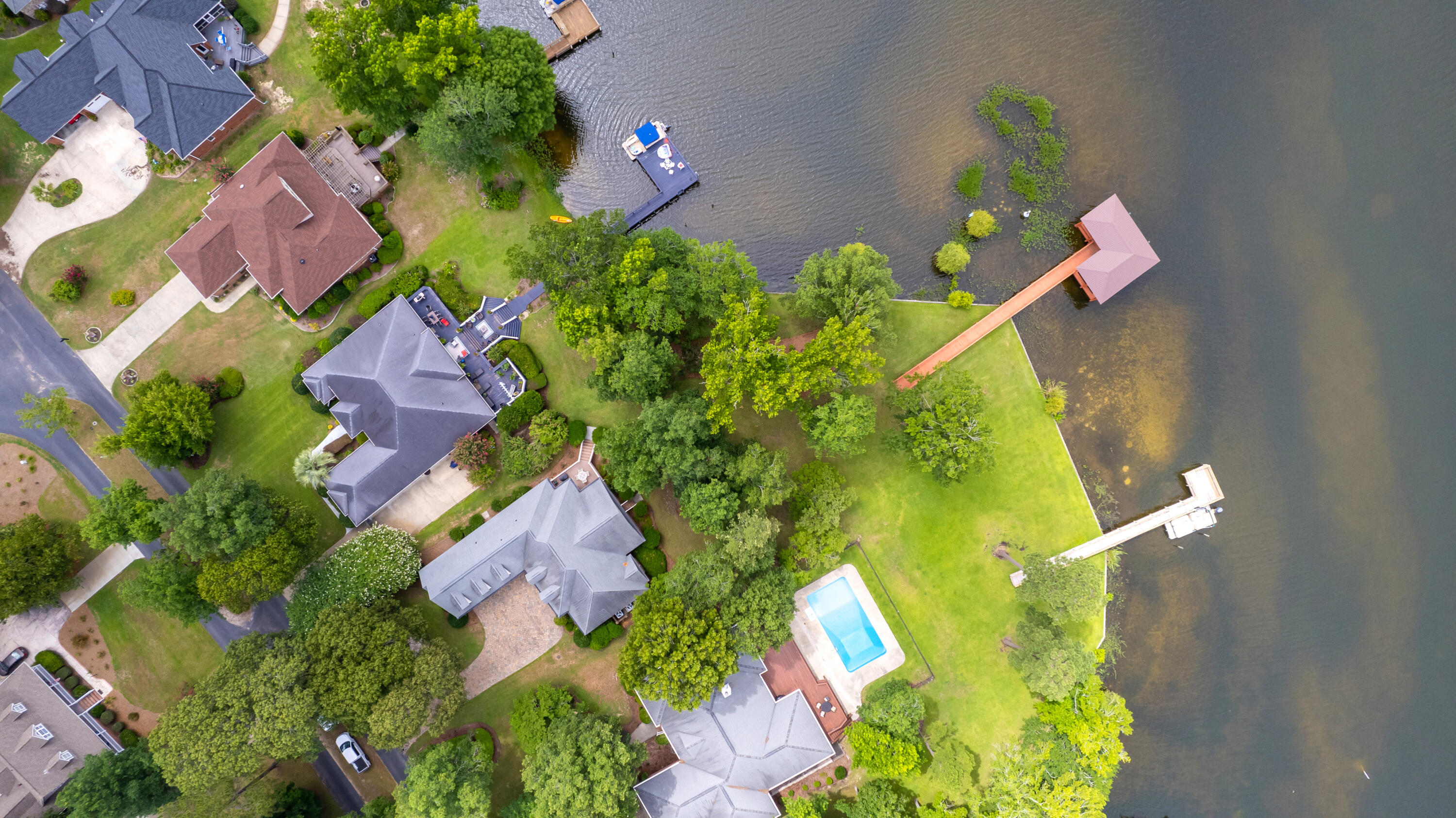 33 Ridge Lake Drive Manning, SC 29102 - Photo 8 of 45 Aerial Over House
